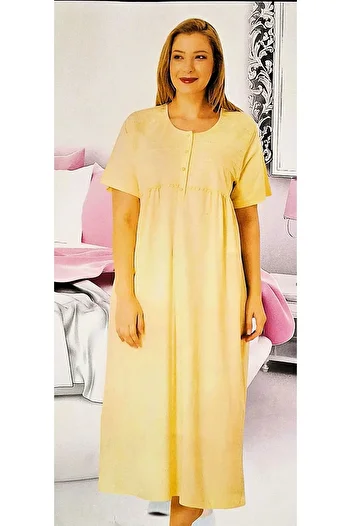 Özalper Mother's Nightgown - Short Sleeve