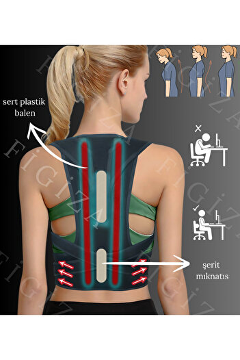 figiza Orthopedic Upright Posture Corset Preventing Hunchback Posture Correcting Corset Shoulder Back Corset Athlete Corset