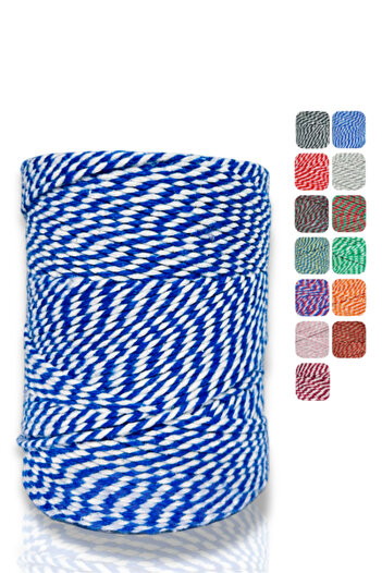 Akduman İplik 200 Mt Blue and White Gift Packing Lanyard