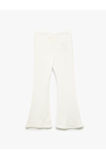 Koton Elastic Waist Viscose Basic Spanish Leg Leggings