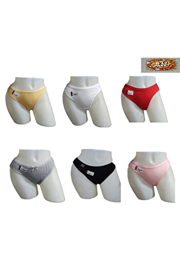 Pardon Bikini/chiloți pentru femei PARON 6 buc