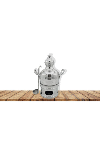 drobina Dropina Turkish Silver Aluminum Bean Jar 2L