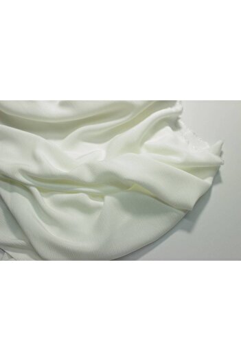 FabricLoom White Viscose Fabric - Breathable, 100% Natural, High-Quality Viscose Fabric.