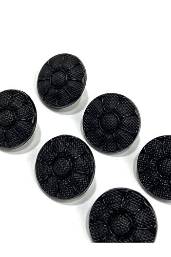 karantuhafiye Black Vest Cardigan Button - 1.8 cm / Code:2615