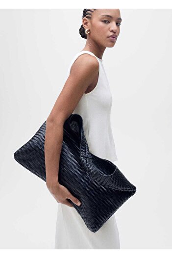MANGO Woman Μπλούζα Peplum με λεπτομέρεια ραφής