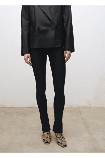 MANGO Woman Leggings with Zipper