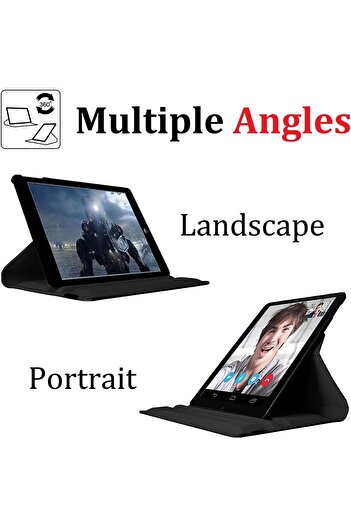 Generic Vultic [Rotating] Case for iPad 9.7 inch [5th/6th Gen 2017/2018], 360 Degree Stand [Auto Sleep/Wake]
