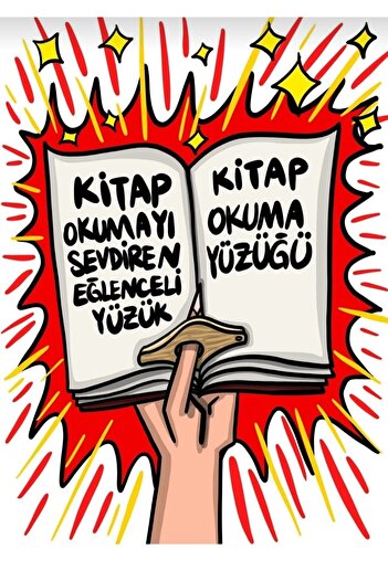 İndigo Kitap Book Reading Ring Book Holder + Bookmark