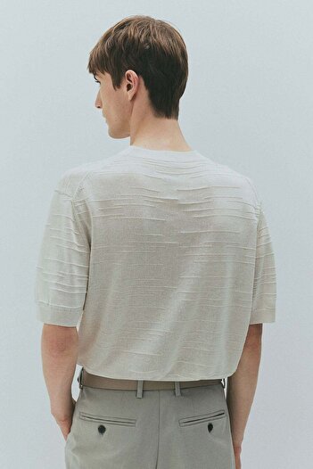 H&M Regular Fit Fine-knit T-shirt