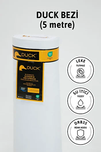 FAVORA Premier Meter's Duck Linen Fabric Αδιάβροχο Πανί 5 Yards DRB35 - Λευκό
