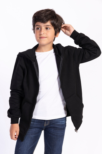 Toontoy Girl's and Boy's Kangaroo Pocket Cardigan