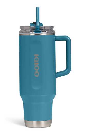 IGLOO - 40 OZ Stainless Steel Travel Mug  - Modern Blue