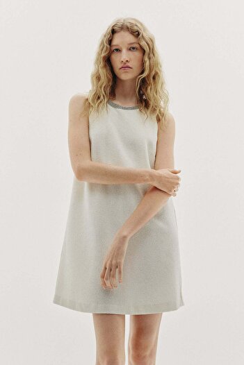H&M Rhinestone-trim dress