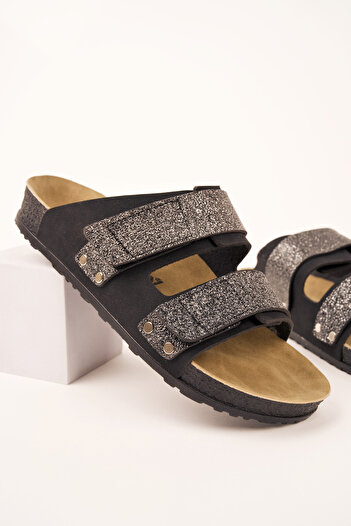 POLOMİA Berry Anatomical Poly Comfort Cool - Ευέλικτα και ρυθμιζόμενα δύο Velcro Γυναικεία Καθημερινά Σανδάλια Παντόφλες