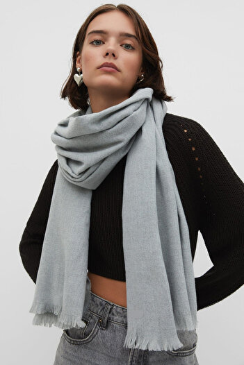 novon Soft Touch Tassel Detailed Long Scarf