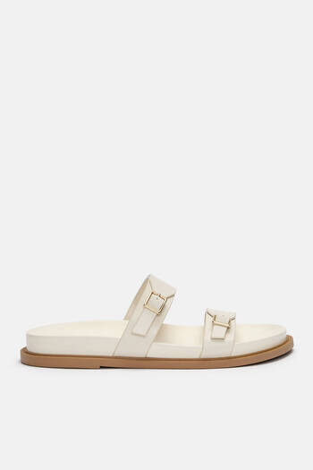 Pull & Bear Flat strappy slider sandals