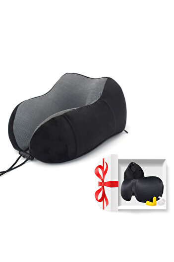 MORANO Morano Travel Pillow with Storage Bag Gift Sleep Mask