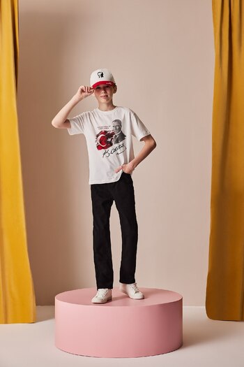 DeFacto Boys Straight Fit Standard Leg Jean Pants B5445A825Sm