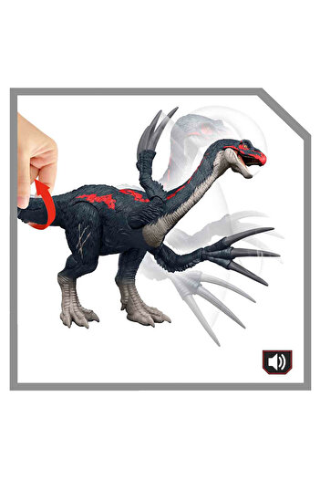 JURASSIC WORLD Sesli Jurassic World Therizinosaurus Figürü JCG16