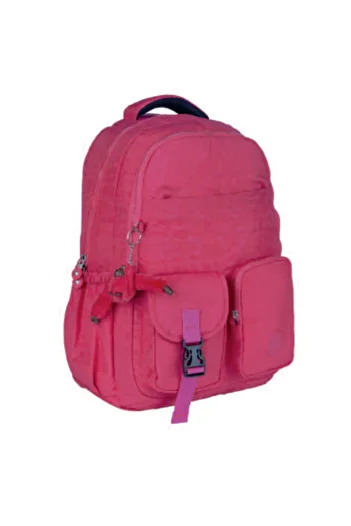 Relaxion 1635 Crinkle Fabric Waterproof School Backpack