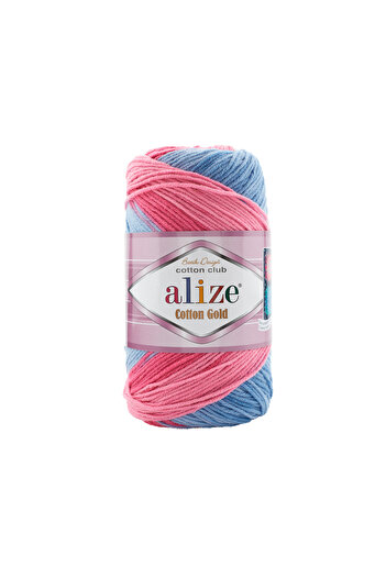 Alize Summer Crop Dress Amigurumi Motif Cardigan Motif Sweater Cotton Rope Cotton Gold Tie Dye 7935