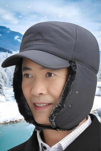 Trenderrs Multifunctional Water And Windproof Fur Thermal Hat Winter Hat