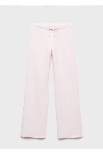 MANGO Woman Wideleg pamuklu jogger pantolon