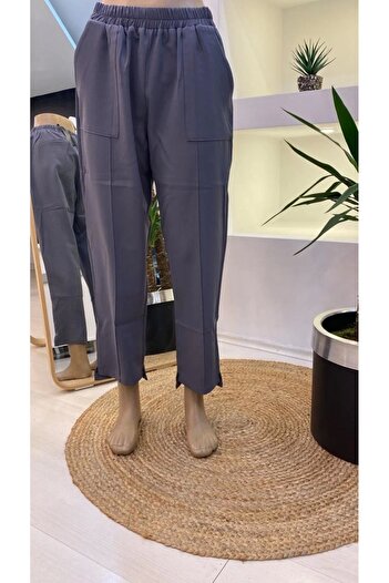 Invee Dark Gray Carrot Trousers 6315