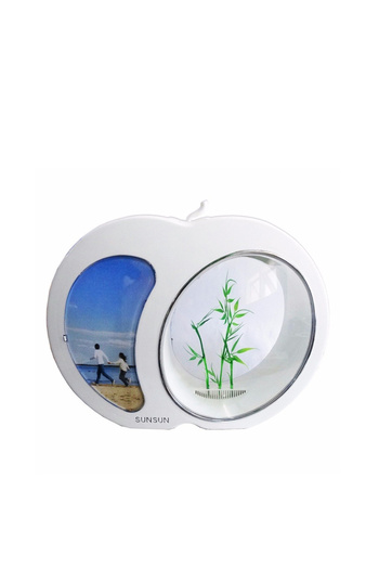 SunSun Apple-Shaped Aquarium YB02, White