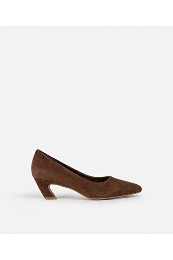 İpekyol Suede textured high heels
