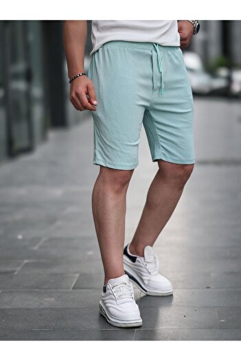 Valiberta Corded Basic Shorts - Water Green