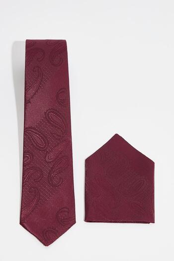 Tudors Patterned Classic Men's Tie with Pocket Handkerchief