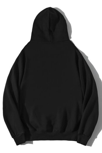 BRZ COLLECTION Hanocă unisex oversize cu imprimeu cu piatră Juicy