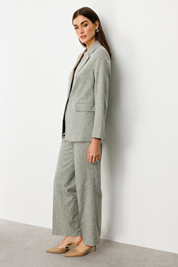 Ekol Wide Leg High Waist Trousers