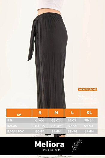 Pastimore New Trend Wide Leg Mother Women Comfortable Pleated Sendy Pants with Elastic Waist that Doesn't Show Underwear