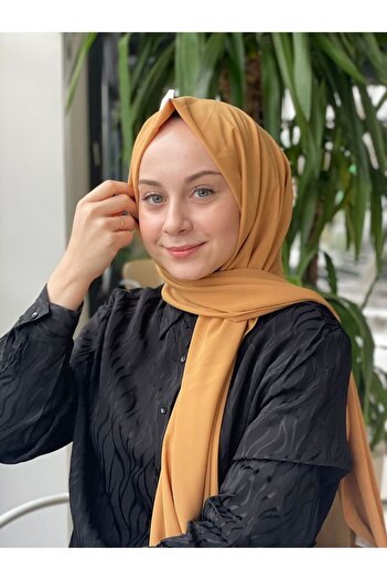 Sima Mustard Sima Medina Silk Shawl
