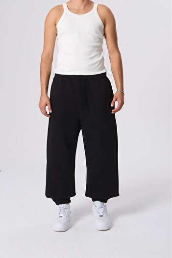 vladivosto Μεγάλο μέγεθος Loose Fit Ψηλόμεσο Unisex Oversize Φούτερ Μαύρο Γκρι Ανθρακί