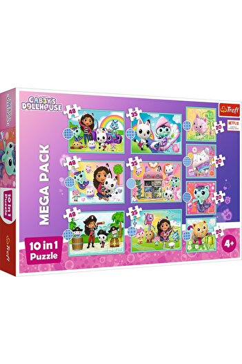 Trefl Puzzle PUZZLE TREFL 10IN1 GABBYS DOLLHOUSE IN UNIVERSUL LUI GABBY