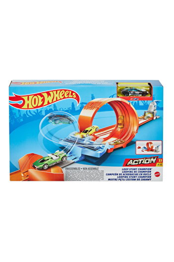 Maisto HOT WHEELS FAST CIRCUIT WITH STUNT LAUNCHER AND EXCLUSIVE CAR