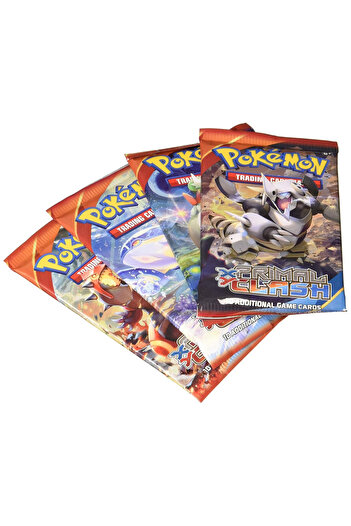 TOYFEST بطاقة ألعاب بوكيمون غير مرخصة Tcg Xy Primal Clash حزمة معززة غير مرخصة - 4 عبوات (40 بطاقة)