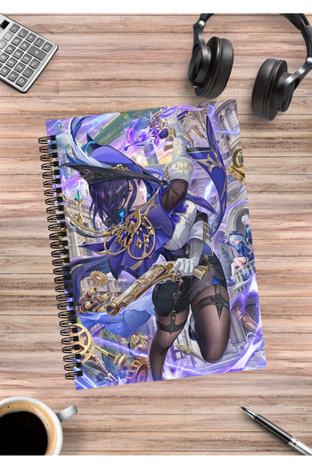 mertfigur Genshin Clorinde Anime Spiral Notebook A5 (50 Sheets)