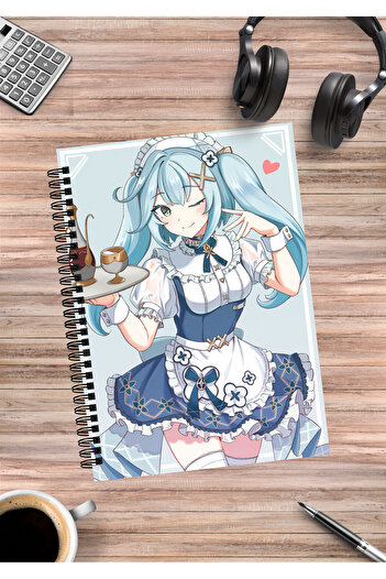 mertfigur Genshin Faruzan Anime Spiral Notebook A5 (50 Sheets)
