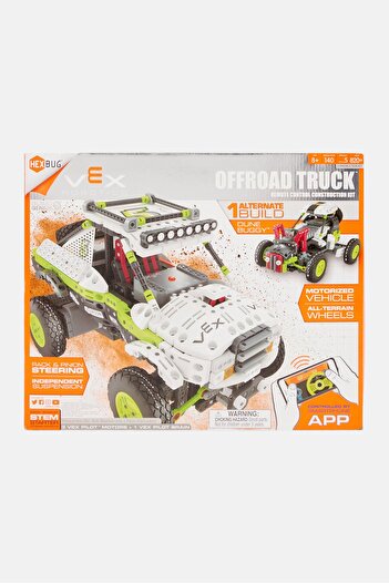 Hexbug شاحنة VEX للطرق الوعرة مع جهاز تحكم عن بعد، لون أبيض