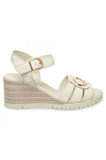 Mammamia D25Ys-2775 Daily Cream Women's Sandals