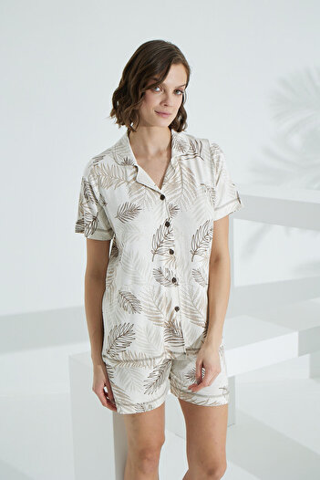 Etoile Bamboo Short Sleeve Summer Women's Shorts Set 70004