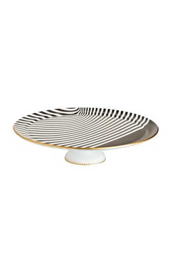 HIC Glass Cake Plate With Base Size 32 Cm