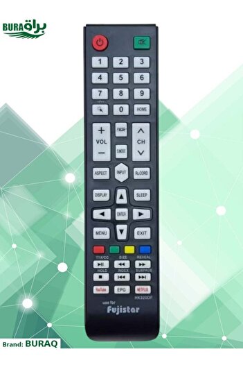 erorex Fuji star TV Remote - Replacement Remote Control Compatible For Fuji star LED TVs