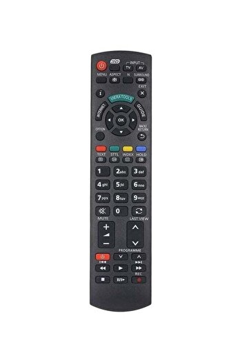 erorex Ir Remote Control For Panasonic Lcd Led Tv Black