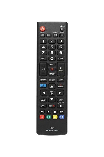 erorex Wireless Remote Control For Smart Tv Black