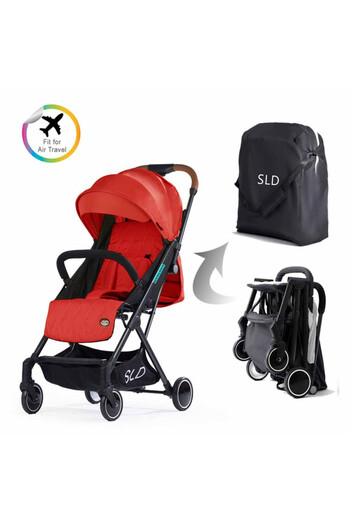 TEKNUM Travel Lite Stroller-SLD by Teknum-Red